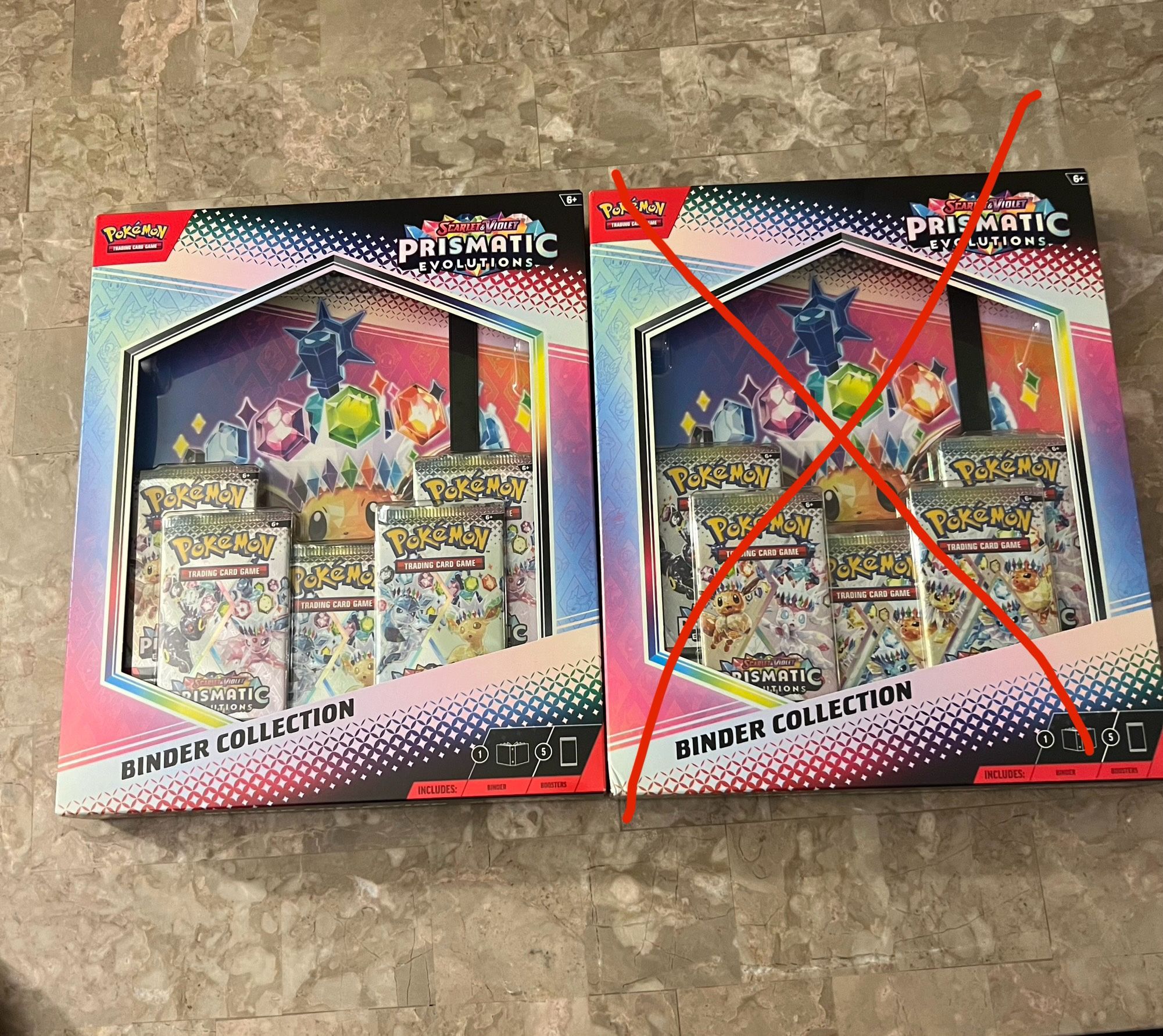Pokemon Prismatic Evolutions Binder Collection