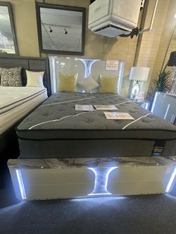 Brand New LED Queen Platform Bedroom set