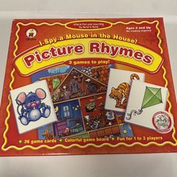 Picture Rhymes Rhyming Cards