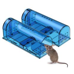Blinc Humane Mouse Trap (2-Pack) - Reusable No-Kill Rodent Trap