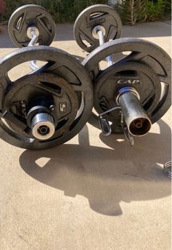 Ez bar and Olympic weights