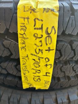 Set of 4 tires LT275/70r18 Firestone transforce AT2 NEW $700