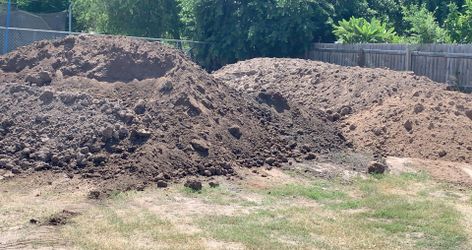 Dirt by the yard u need a trailer