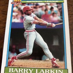 Barry Larkin Topps 1991 40 Years Of Baseball All Stars #400