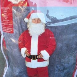 New Santa Claus 7 Piece Christmas Costume
