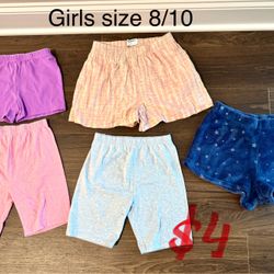Girls Shorts Size 8-10 