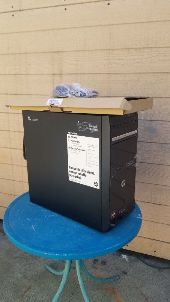 New HP P6-2330 PC With Keyboard And Mouse