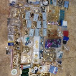 HUGE JEWELRY MAKING LOT *TOO MANY ITEMS TO LIST!!* MOST BRAND NEW!