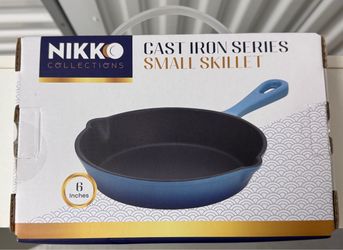 Nikko Collections Cast Iron Small Skillet 6 Inch