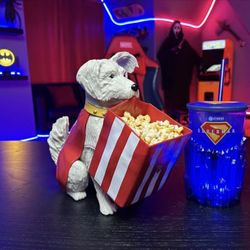 Superman Krypto Popcorn Bucket and LED Lighted Cup Set- Cinemark Exclusive 