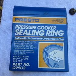 Presto Sealing Ring 09902 And Automatic Air Vent Canner Cooker New