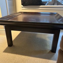 Walnut coffee table