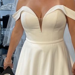 Wedding Dress With Veil