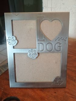 Dog picture frame
