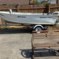 13 Ft 96’Smokercraft Fishing Boat w/trailer