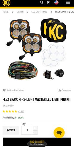 FLEX ERA® 4 - 2-LIGHT MASTER LED LIGHT POD