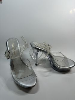 Lucite Dress Heels New 