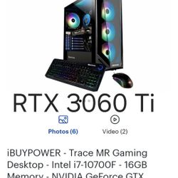Gaming PC RTX 3060 Ti Graphics Card