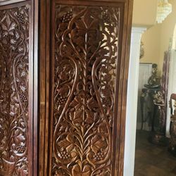 Handcrafted Wooden Sacreen 