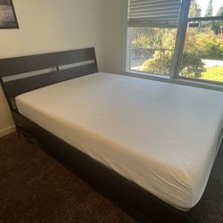 Free Queen Sized IKEA Bed Frame and Tuft&Needle Mattress