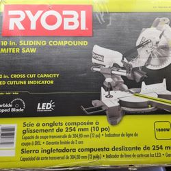 Beat The Tariffed Price Increase New Ryobi Compound Mitre Saw plus Stand