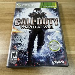 Xbox 360 Call Of Duty World At War 