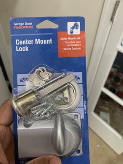 Centre Mount lock for garage