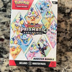 Prismatic Evolutions Booster Bundle W Shrink Wrap 