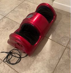 Red Electric Foot Massager Machine
