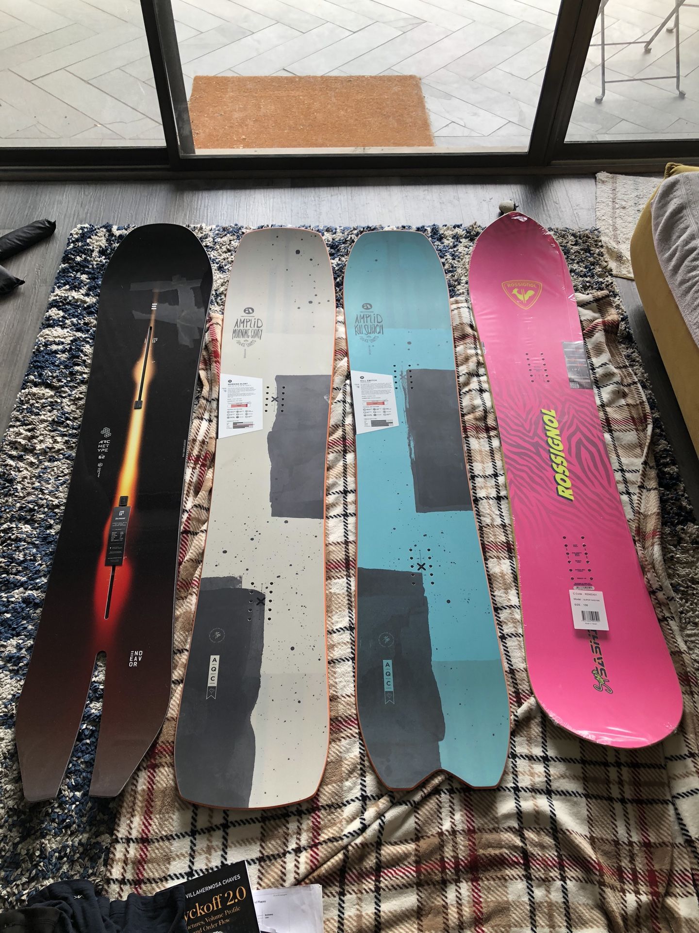 New Endeavor, Amplid, Rossignol Snowboards Sizes 158 160 162