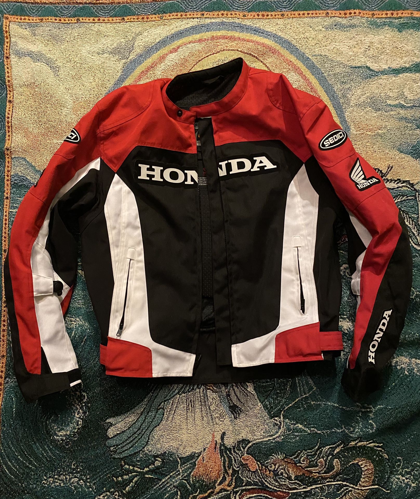 Motorcycle Jacket; Honda Sedici Supersport textile Jacket; Large