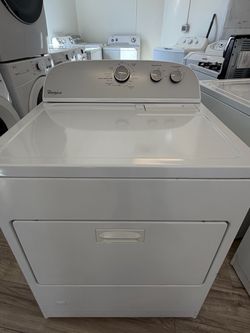 Whirlpool White Front-Load Dryer