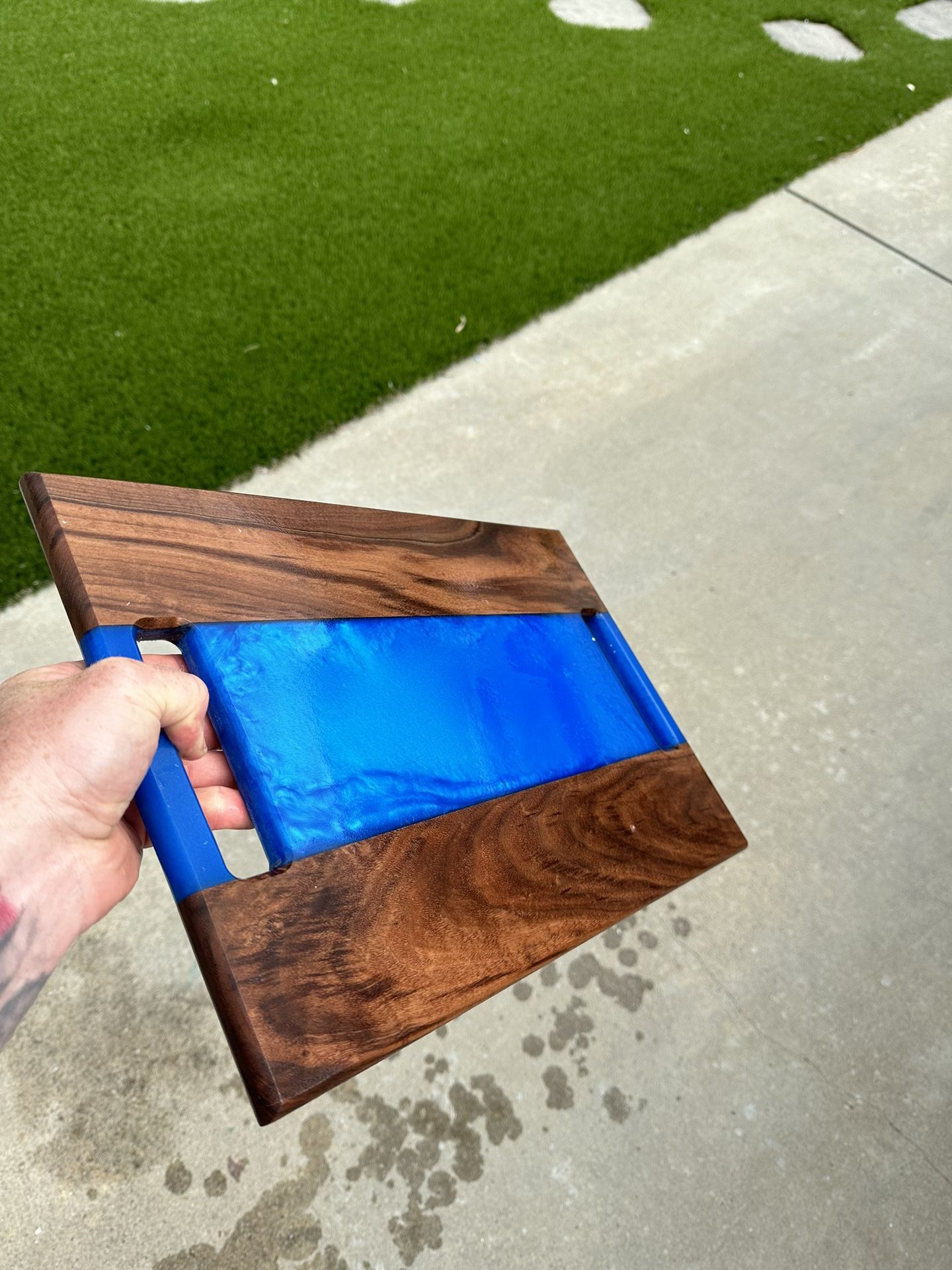 Custom Epoxy Charcuterie board