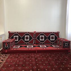 Arabic Majlis Or Jalsa / Morroccan And Egyptian Style Floor Setting Sofa