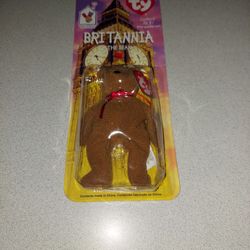 TY BRITANNIA THE BEAR NEW FACTORY SEALED 