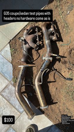 G35 Test Pipe