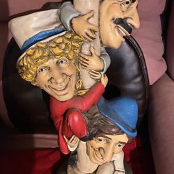 Vintage Marx Brothers Lamp Post Statue