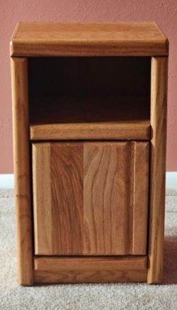 Honey Oak Side Table