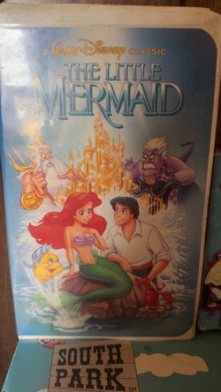 ULTRA RARE BANNED COVER LITTLE MERMAID VHS TAPE