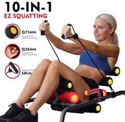 EZ Squatting 10-in-1 Home Fitness Machine – New in Box