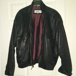 Genuine Leather large men's Jacket