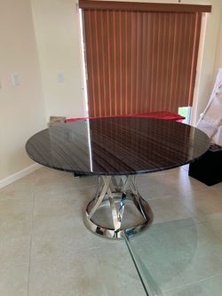 Marble table and 4 chairs