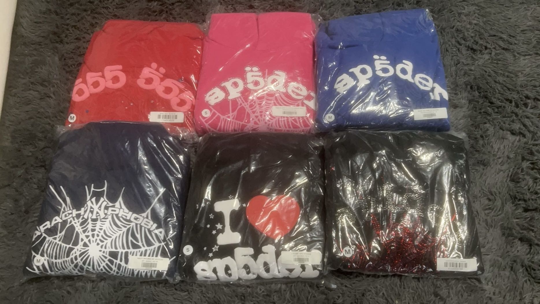 SP5DER WORLDWIDE HOODIES
