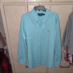 Men Ralph Lauren Long Sleeve Shirt xl