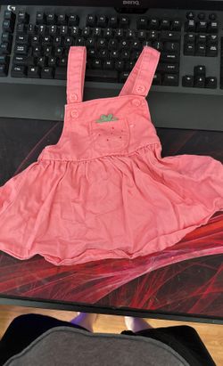 Strawberry Overall Dress 