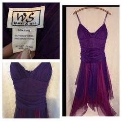 Purple tule dress