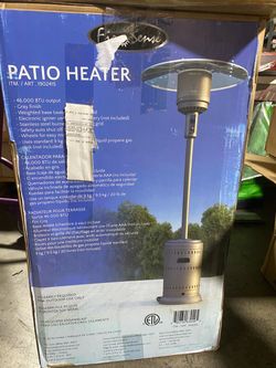 Fire Sense Patio Heater 46,000 BTU Gray