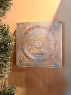 Set of 2 Abstract Textured Canvas Wall Art – Modern Decorative Paintings