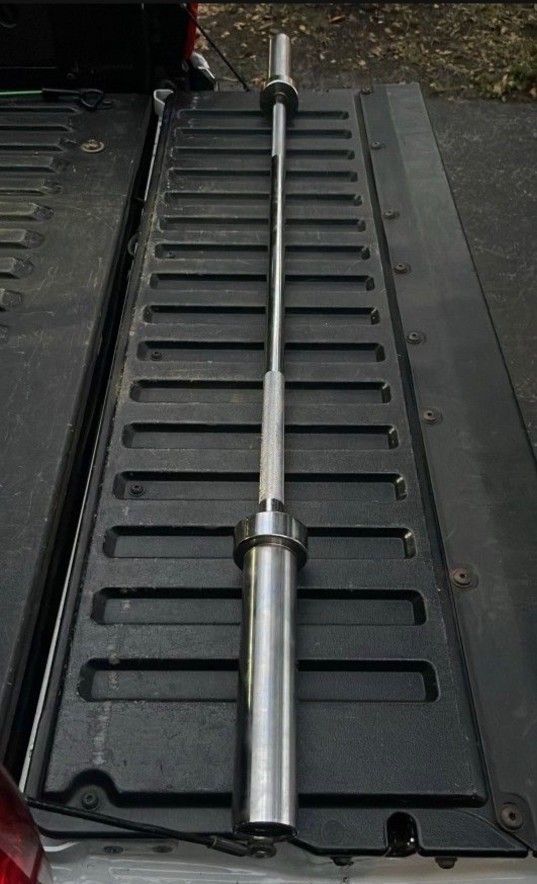 NEW  6  FOOT/  35 LB.  OLYMPIC  BARBELL BAR = $60
 •  5 foot / 7 foot  &  EZ  CURL  BARS/ HEX BAR & ASSISTED SQUAT BAR   AVAILABLE
& PLATES AVAILABLE 