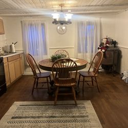 Old Claw Foot Kitchen Table